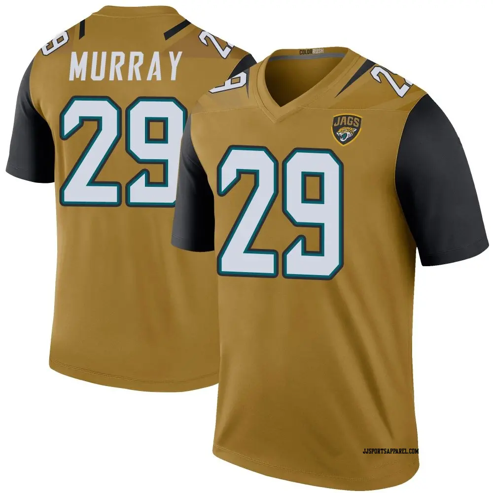 Legend Gold Men's Eric Murray Jacksonville Jaguars Color Rush Bold