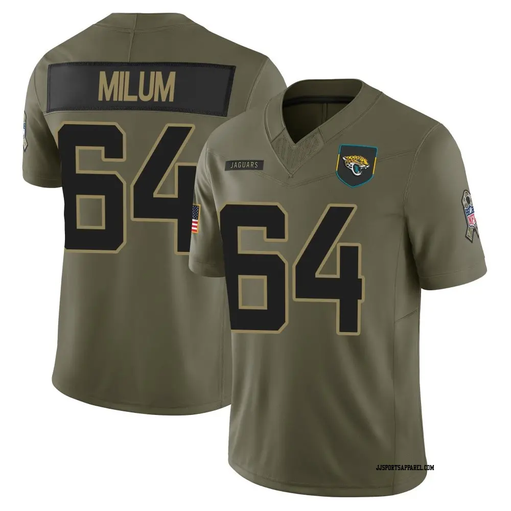 Wyatt Milum Jersey for Men, Women and Kids - Jaguars Store